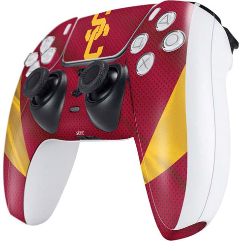 University of Southern California USC Trojans Jersey PS5 Controller Skin